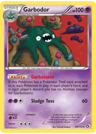 Garbodor #68/113 — Legendary Treasures
