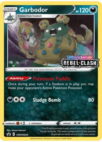 Garbodor (STAFF) SWSH025 — Sword & Shield Promos