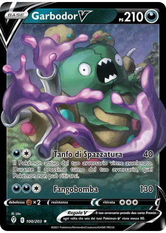Garbodor V #100/203 — Evoluzioni Eteree