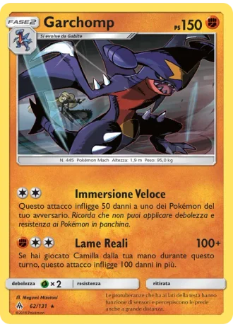 Garchomp #62/131 — Apocalisse Di Luce