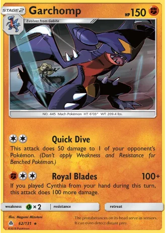 Garchomp #62/131 — Forbidden Light