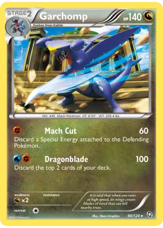 Garchomp #90/124 — Dragons Exalted