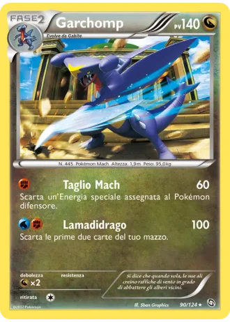 Garchomp #90/124 — Stirpe dei Draghi