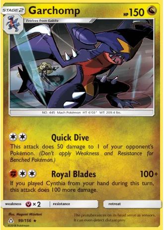 Garchomp #99/156 — Ultra Prism