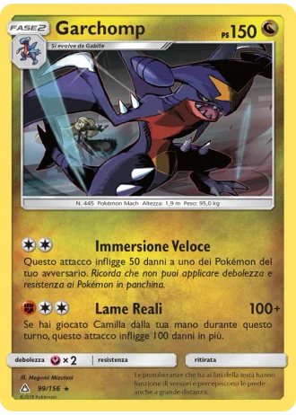 Garchomp #99/156 — Ultraprisma