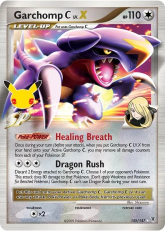 Garchomp C LV.X #145/147 — Classic Collection (Celebrations)