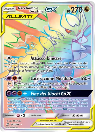 Garchomp e Giratina GX #247 — Sintonia Mentale