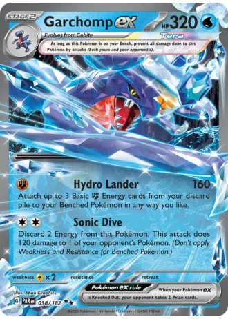 Garchomp ex #038 — Paradox Rift