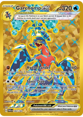 Garchomp ex #260 — Paradox Rift