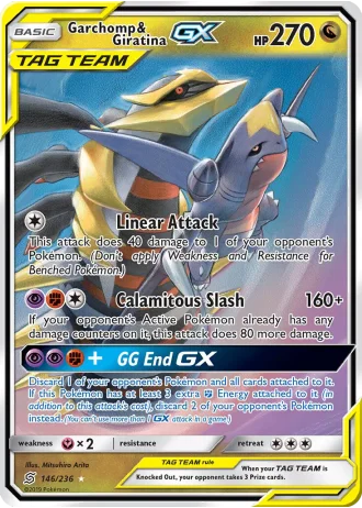 Garchomp & Giratina GX #146/236 — Unified Minds
