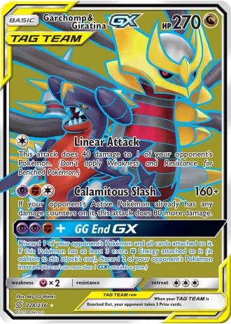 Garchomp & Giratina GX #228/236 — Unified Minds