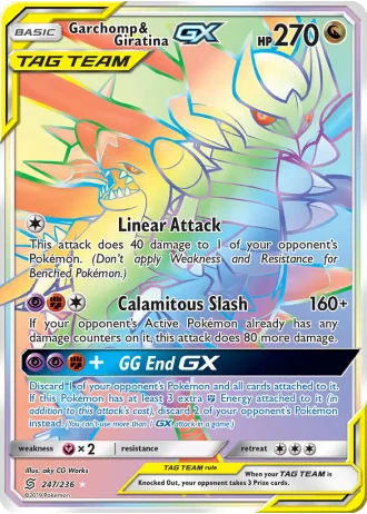 Garchomp & Giratina GX #247/236 — Unified Minds
