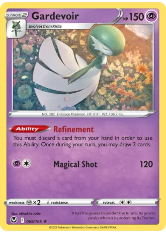 Gardevoir #069/195 — Silver Tempest