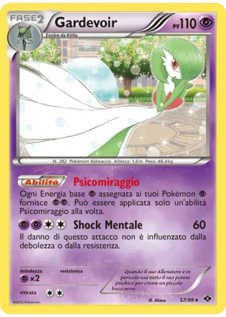 Gardevoir #57/99 — Destini Futuri