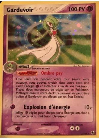 Gardevoir #7/109 — EX Rubis & Saphir