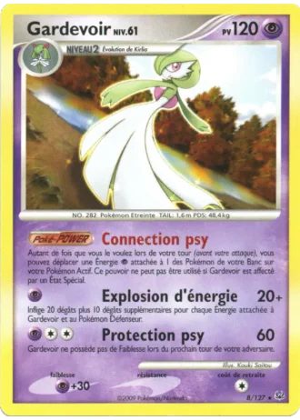 Gardevoir #8/127 — Platine