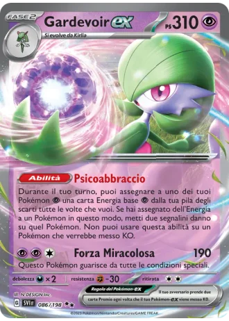Gardevoir ex #086 — Scarlatto e Violetto