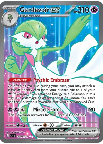 Gardevoir ex #228 — Scarlet & Violet