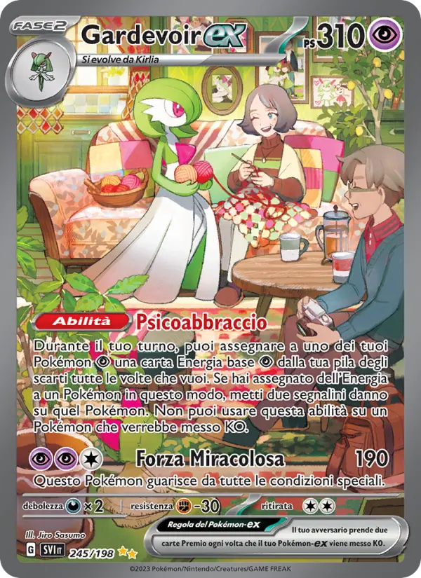Gardevoir ex #245 — Scarlatto e Violetto