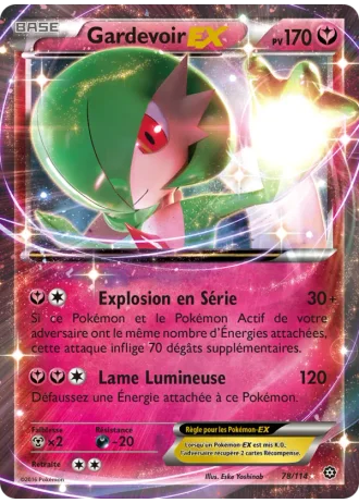 Gardevoir EX #78/114 — Offensive Vapeur