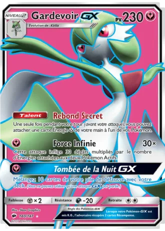 Gardevoir GX #140/147 — Ombres Ardentes