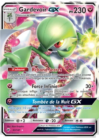 Gardevoir GX #93/147 — Ombres Ardentes