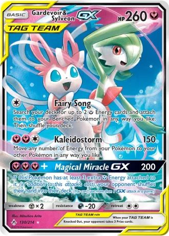 Gardevoir & Sylveon GX #130/214 — Unbroken Bonds