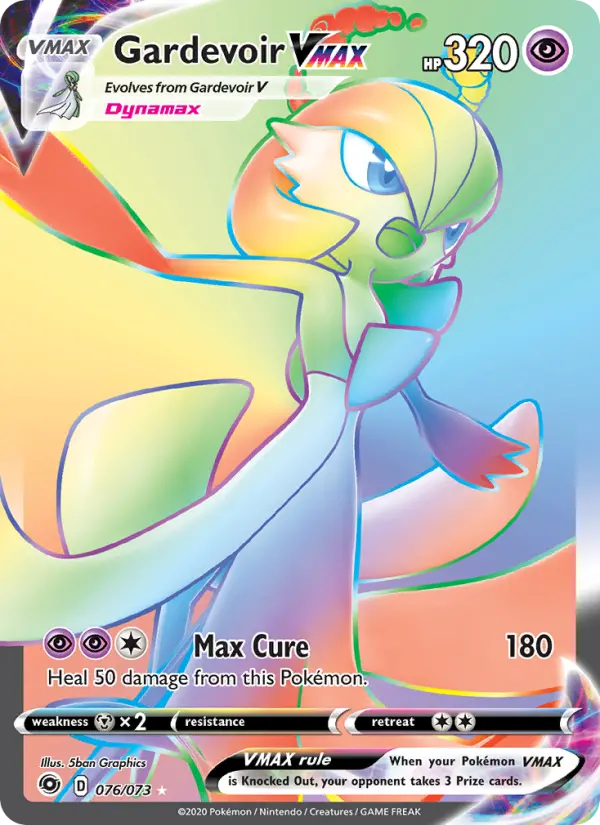 Gardevoir VMAX #76 — Champion's Path