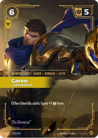 Garen, Commander #013/024 — Proving Grounds