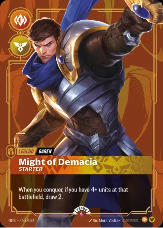 Garen, Might of Demacia #023/024 — Organized Play Promos
