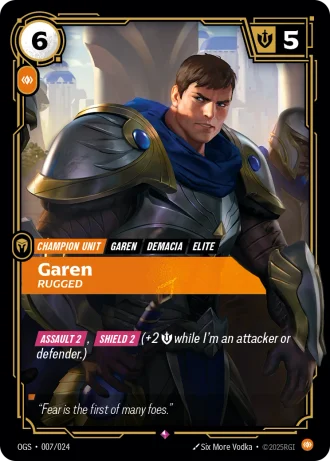 Garen, Rugged #007/024 — Proving Grounds