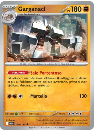 Garganacl #084/132 — Megaevoluzione