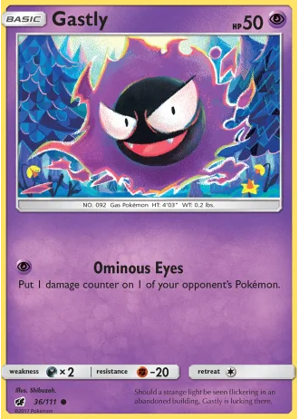 Gastly #36/111 — Crimson Invasion