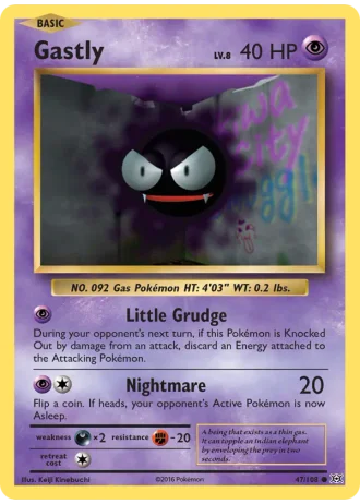 Gastly #47/108 — Evolutions