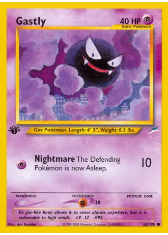 Gastly #65/105 — Neo Destiny