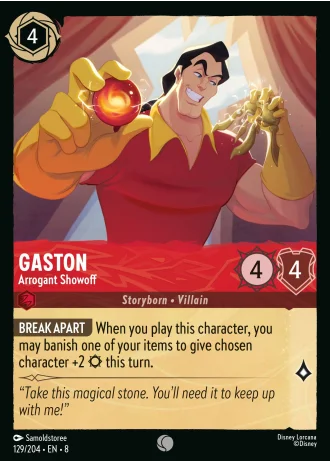 Gaston - Arrogant Showoff #129/204 — Reign of Jafar