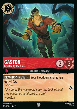 Gaston - Created by the Vine #115/261 — Attack of the Vine!