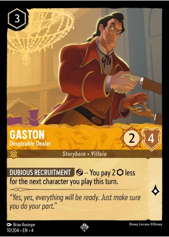 Gaston - Despicable Dealer #10/204 — Ursula's Return