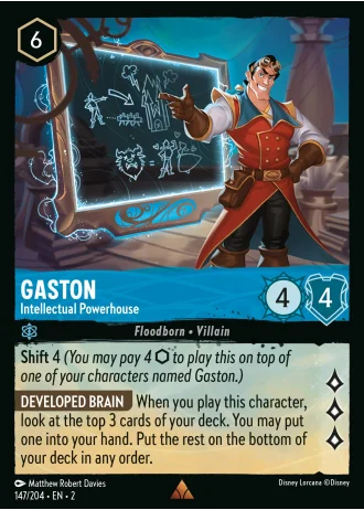 Gaston - Intellectual Powerhouse #147/204 — Rise of the Floodborn