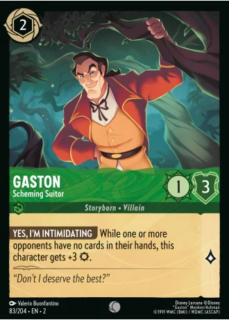 Gaston - Scheming Suitor #83/204 — Rise of the Floodborn
