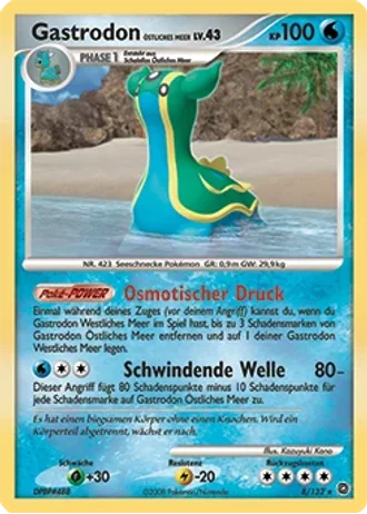 Gastrodon Östliches Meer #8/132 — Rätselhafte Wunder