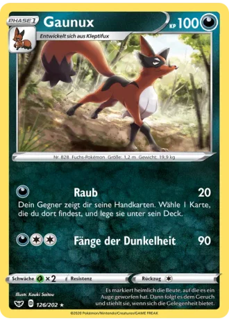 Gaunux #126/202 — Schwert & Schild