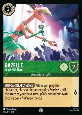 Gazelle - Angel with Horns #88/204 — Azurite Sea