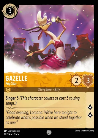 Gazelle - Pop Star #11/204 — Shimmering Skies