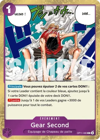 Gear Second (OP11-080) — Des Poings Vifs Comme l'Éclair (OP11)