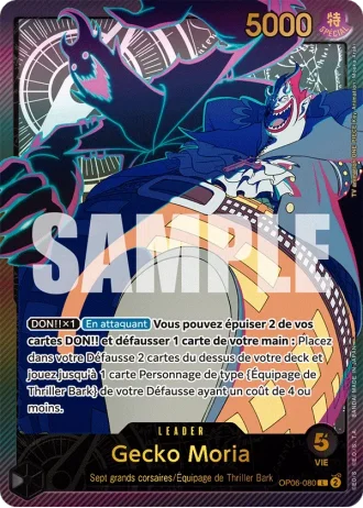 Gecko Moria (OP06-080) (Special Rare) — Anime 25th Collection (EB02)