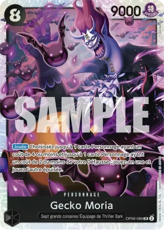 Gecko Moria (OP06-086) (Alternative Art) — ONE PIECE CARD THE BEST (PRB01)