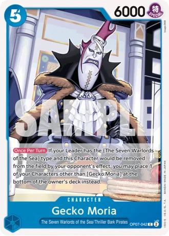 Gecko Moria (OP07-042) — 500 Years in the Future (OP07)