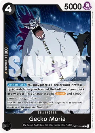 Gecko Moria (OP07-083) — 500 Years in the Future (OP07)