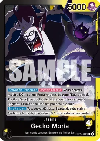 Gecko Moria (OP14-080) — Les Sept de la Mer d'Azur (OP14-EB04)